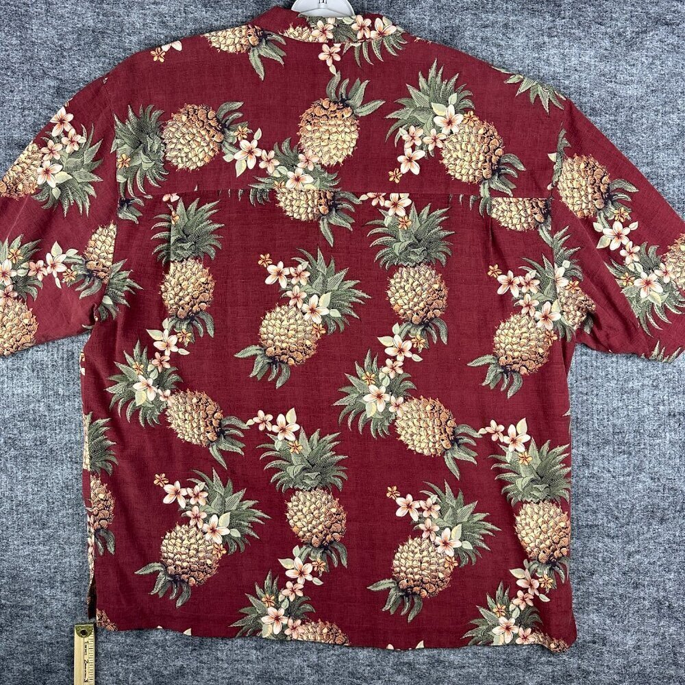 Bermuda Bay100 % Silk Men's Hawaiian Short Sleeve Shirt, Button Up, XXL - Picture 6 of 16